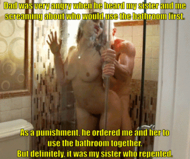 Sex Gif - After that day, she always lets me use the bathroom first.