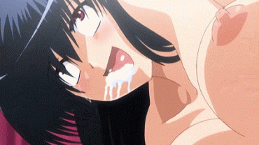 Sex Gif - ahe_gao animated animated black_hair blush bouncing_breasts breasts cum cum_in_mouth female fucked_silly happy izumi_hikaru nipples open_mouth rolling_eyes screencap seito_kaichou_hikaru smile