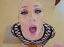 Sex Gif - aj applegate swallowing cum