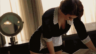 Sex Gif - Alexandra Breckenridge as maid Moira in American Horror Story: Asylum