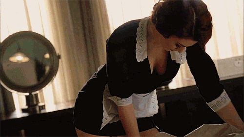 Alexandra Breckenridge as maid Moira in American Horror Story: Asylum