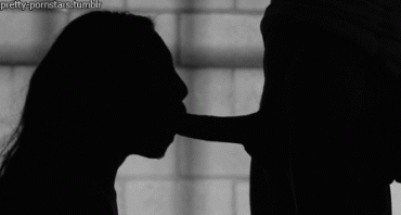 Sex Gif - Asa Akira swallows large man meat