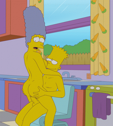 Sex Gif - "BART, THIS IS JUST NOT RIGHT, OH MY GOD! I FEEL SO NASTY!" - "YOU ARE NASTY MOM, VERY NASTY!"