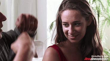Sex Gif - Beautiful sweetheart Cassidy Klein agrees to a hot kinky to 3some