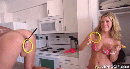 Beautiful Sweethearts Ariana Marie and Dixie Belle have a new hot game to play.. anal rings