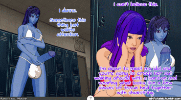 Sex Gif - Big Blue Dicked Futa!