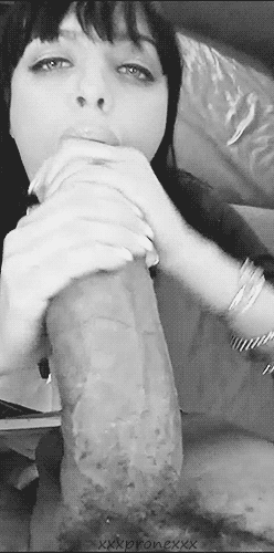 Sex Gif - Big Monster Cock Blowjob