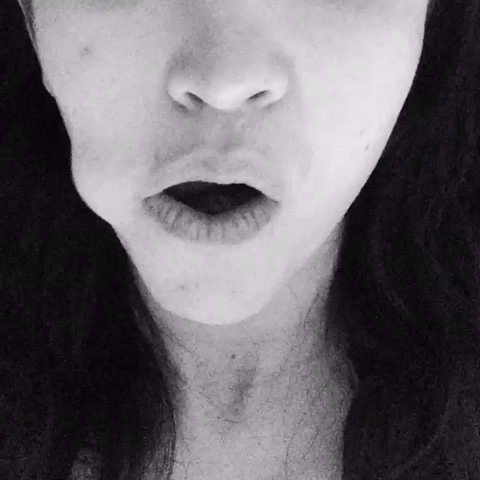 black and white gesture