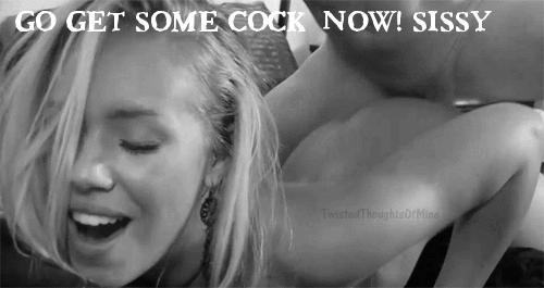 Blonde Anal Get Cock Sissy Caption