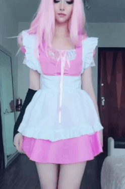 Sex Gif - Bottomless cosplayer
