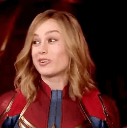 Sex Gif - Brie Larson-Captain Marvel BTS