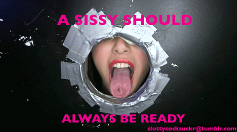 Brunette Sissy Always Ready Caption