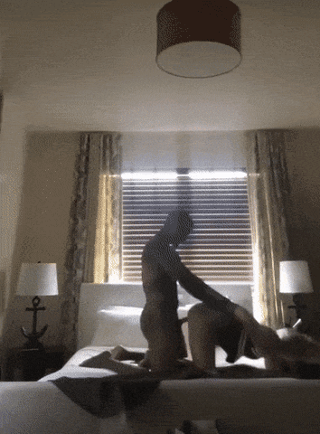 Sex Gif - Cheerleader GF caught cheating