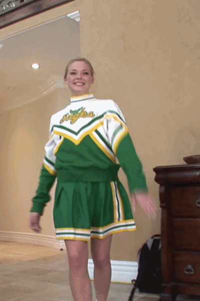 Cheerleader high-kick