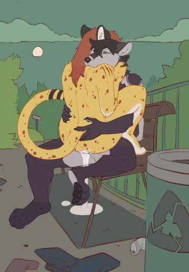 Sex Gif - Cheetah fucked in public