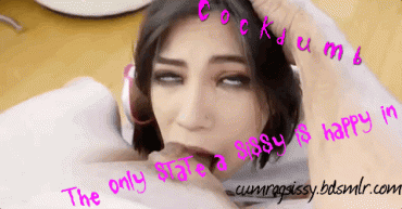Sex Gif - Cockdumb State Sissy Caption