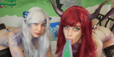 Sex Gif - Cosplayed Duo On Tentacle