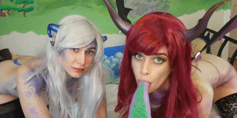 Cosplayed Duo On Tentacle