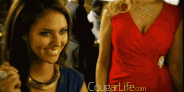 Sex Gif - Cougar buys drink