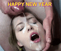 Sex Gif - Cum Slut takes a thick facial