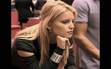 Sex Gif - Cum thirsty Jessica teased by a player!?