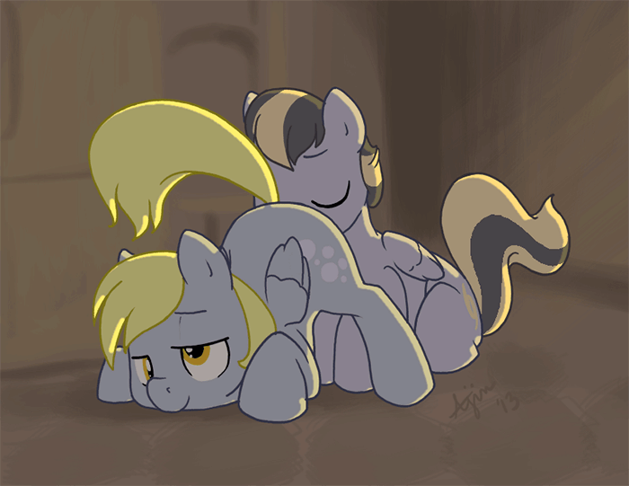 Derpy Gets Licked