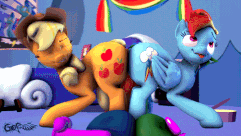 Double Dildo animation by GodofFury