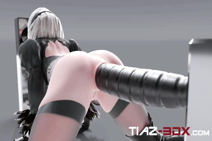 Double dildo Toon