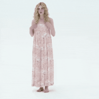 Sex Gif - Elle Fanning Strips Down to her Underwear
