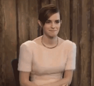 Sex Gif - Emma can’t help but laughing at your dick. It’s not worthy!