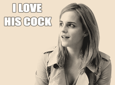 emma watson i love his cock