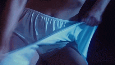 Sex Gif - Emma Watson tearing away her night gown
