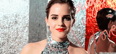 Sex Gif - Emma's blowing kisses. So sweet and innocent.... Still makes me horny! Jerk off!