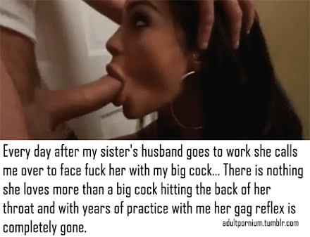 Face fucking sister's slutty face after her husband goes to work