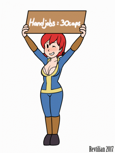 Sex Gif - Fallout handjob for caps
