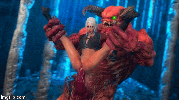 Sex Gif - Getting railed by a doom demon