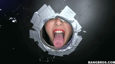 Sex Gif - Gloryhole cock hole