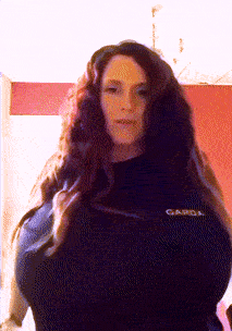 Sex Gif - Gorgeous Brunette Reveals Giant Tits [Fixed]