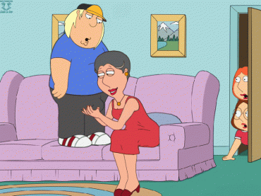 Sex Gif - Grandma is horning in on OUR cock!