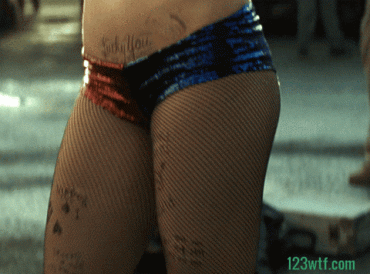 Sex Gif - Harley Quinn getting dressed