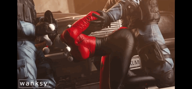 Harley Quinn getting ganbanged