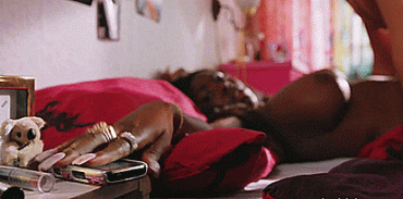 Sex Gif - Hood Freak Takes Call During a Dickdown :)