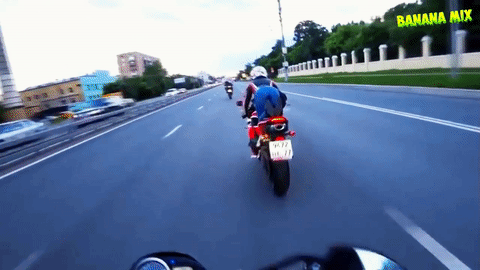 Insane biker getting her ass spanked