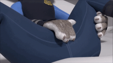 Sex Gif - Judy Hopps fingers herself on her work break