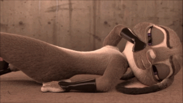 Sex Gif - Judy Hopps watches you cum in her panties and thanks you with her eyes