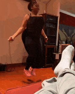 Sex Gif - Jump Roping Big Titty Escape