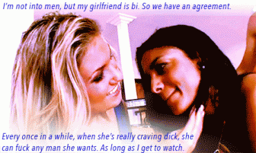 Sex Gif - lesbian sharing her girlfriend