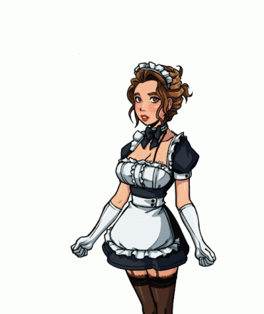 Sex Gif - Maid Undressing toon hentai GIF