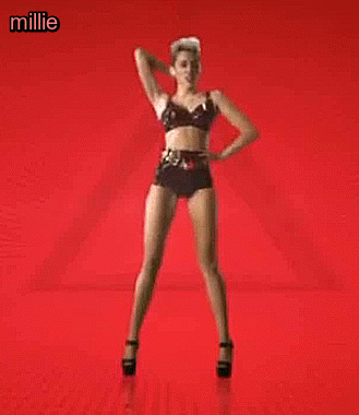 Sex Gif - miley cyrus making that booty work