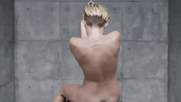 Sex Gif - Miley Cyrus - Wrecking Ball
